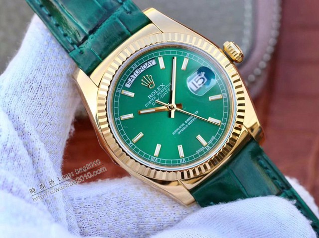 勞力士Day-Date系列手錶 Rolex最經典的系列男士皮帶腕表  gjs1852